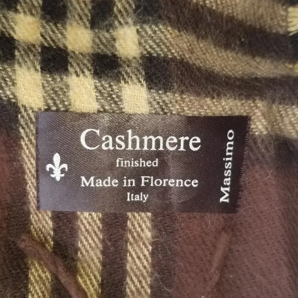 Massimo italian ‎ Cashmere plaid scarf